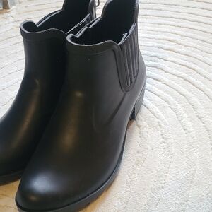 Chooka Black Ankle Rainboots